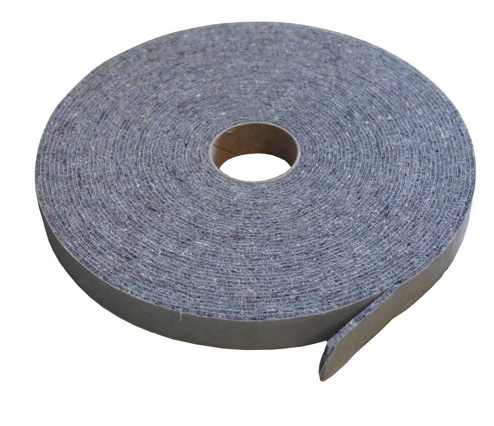 ASTORfilz meliert, Filzstreifen beidseitig selbstklebend 3x25 mm, Rolle 20 m